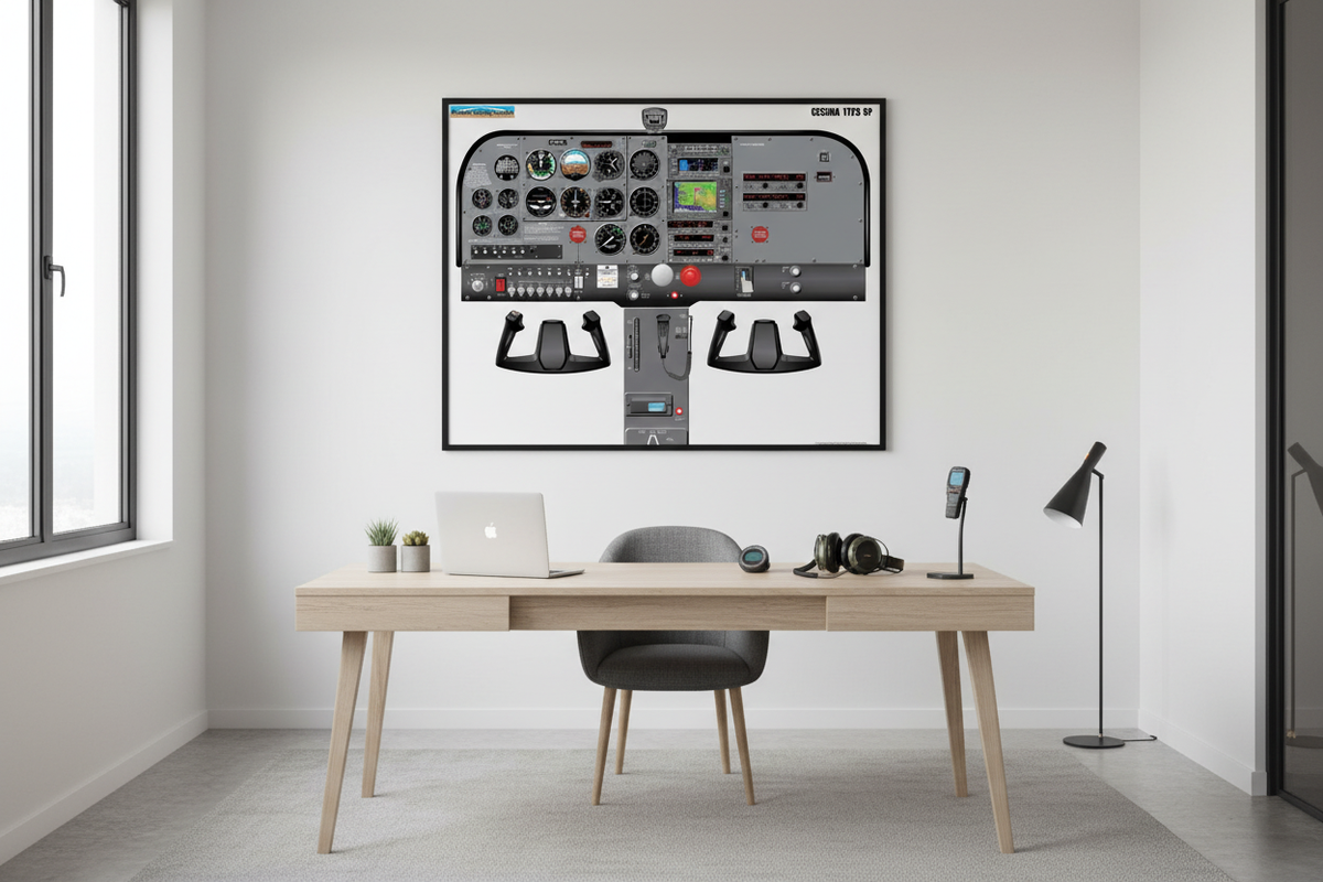 Cessna 172S SP Lifestyle - Modern Home Office